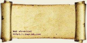 Kristina Zebić vizit kartica